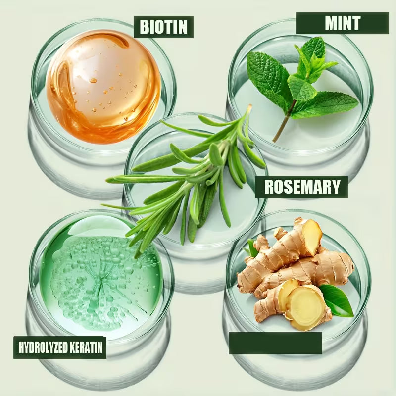 Rosemary Thickening Shampoo (2 Bottles) - Strengthens, Cleanses & Moisturises All Hair Types