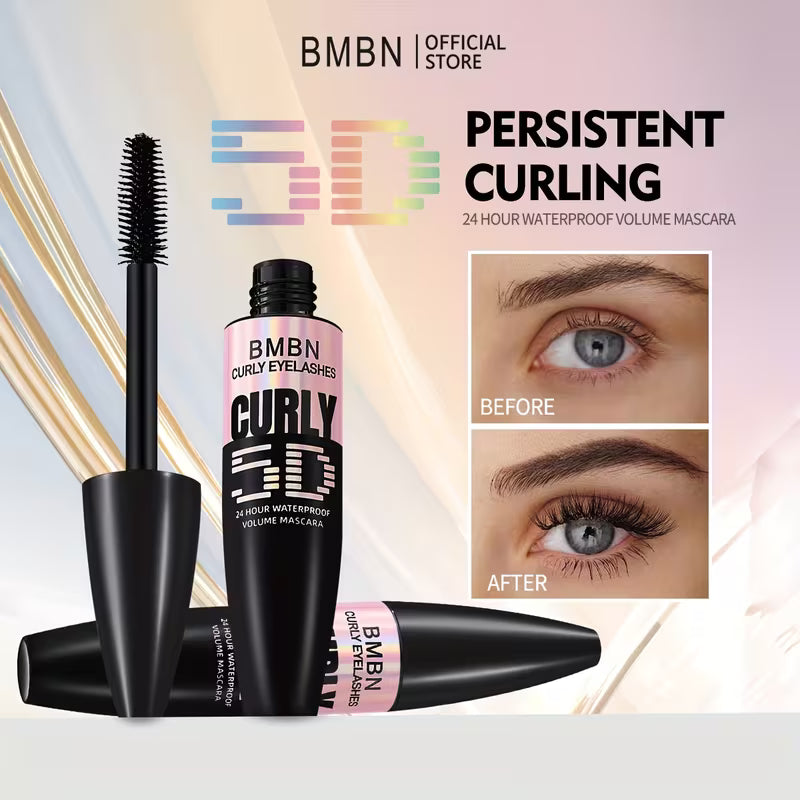 5D Waterproof Mascara - Volumizing & Lengthening Black Lash Enhancer