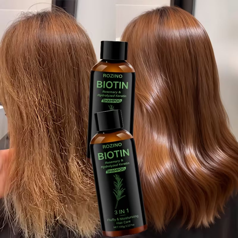 Rosemary Thickening Shampoo (2 Bottles) - Strengthens, Cleanses & Moisturises All Hair Types