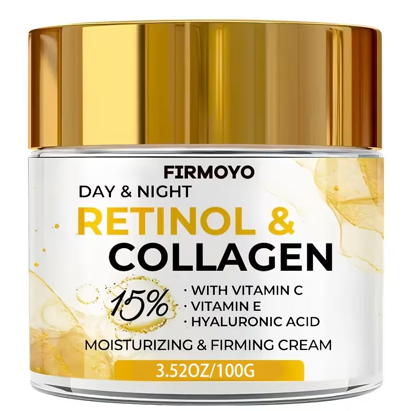 FIRMOYO Retinol & Collagen Moisturising Cream - Firms, Lifts & Brightens All Skin Types
