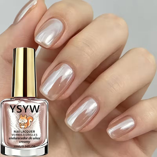 10ml Nude Glass Color Nail Hardener - Natural Quick-Dry Formula