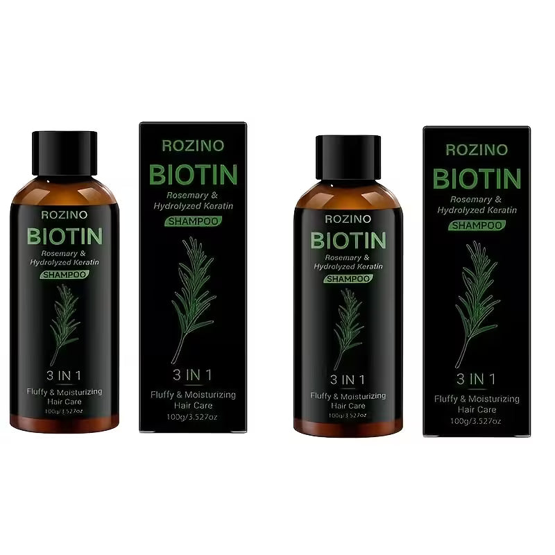 Rosemary Thickening Shampoo (2 Bottles) - Strengthens, Cleanses & Moisturises All Hair Types
