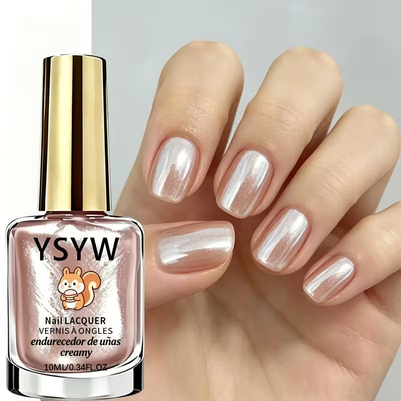 10ml Nude Glass Color Nail Hardener - Natural Quick-Dry Formula