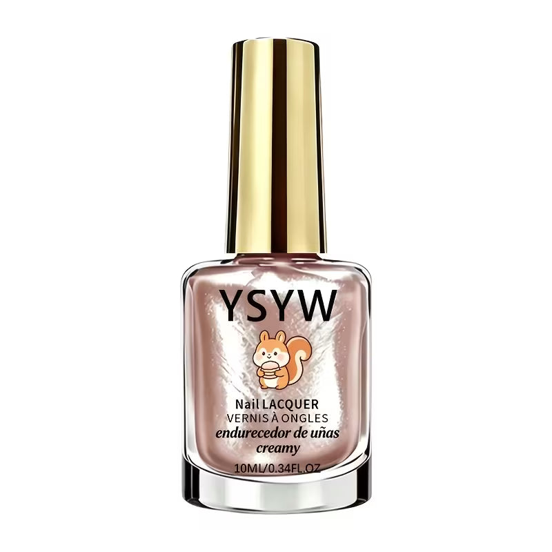 10ml Nude Glass Color Nail Hardener - Natural Quick-Dry Formula