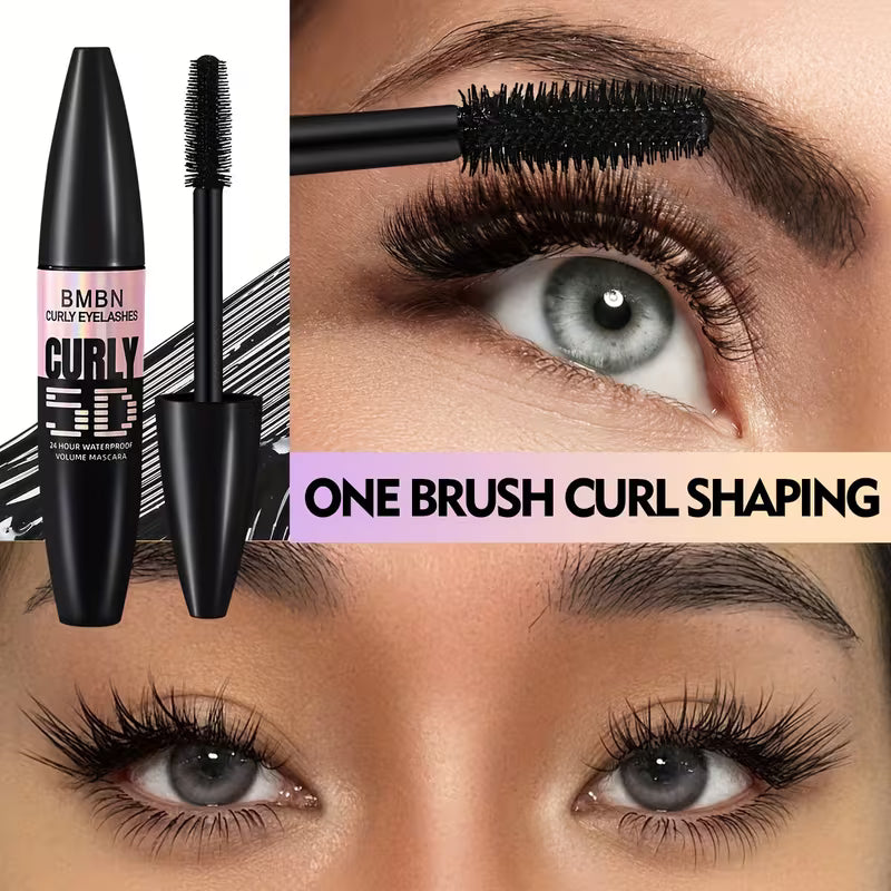 5D Waterproof Mascara - Volumizing & Lengthening Black Lash Enhancer