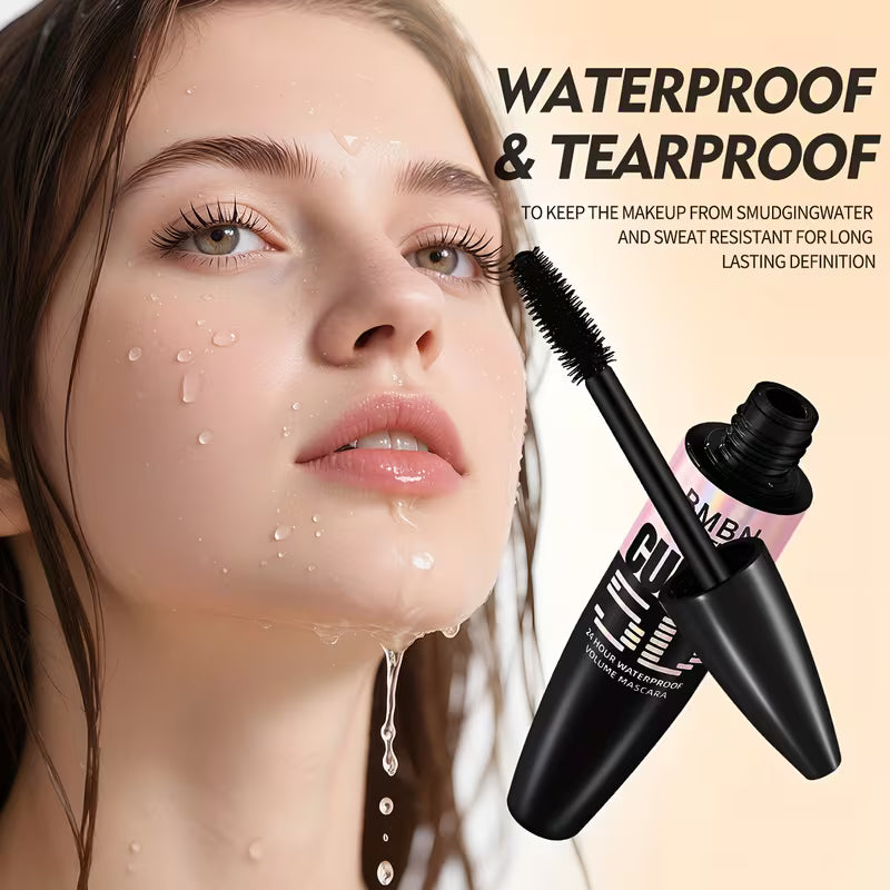 5D Waterproof Mascara - Volumizing & Lengthening Black Lash Enhancer
