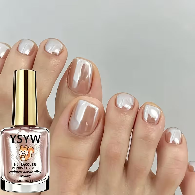 10ml Nude Glass Color Nail Hardener - Natural Quick-Dry Formula